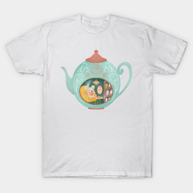 TEAPOT LIBRARY T-Shirt by Catarinabookdesigns